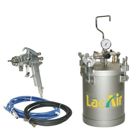 Ensemble pot sous pression 10 litres spécial colles néoprènes