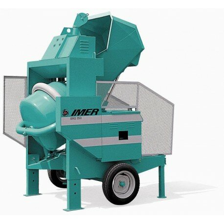 Bétonnière tractable à cuve basculante Bro 500 Imer
