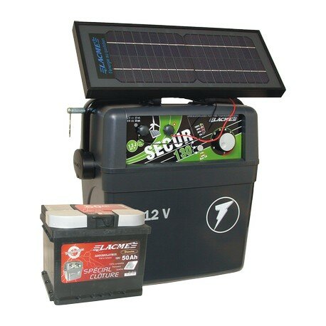 Électrificateur Secur Zénith 6 W + Accu 50 Ah