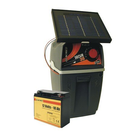 Électrificateur Secur 35 solaire 2 W complet Lacme