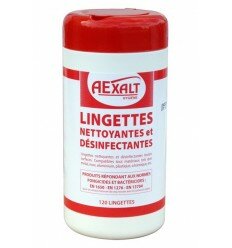 LINGETTES désinfectantes Bactericide BTE 120