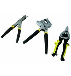 Kit du plaquiste:cisaille/grignoteuse/sertisseuse