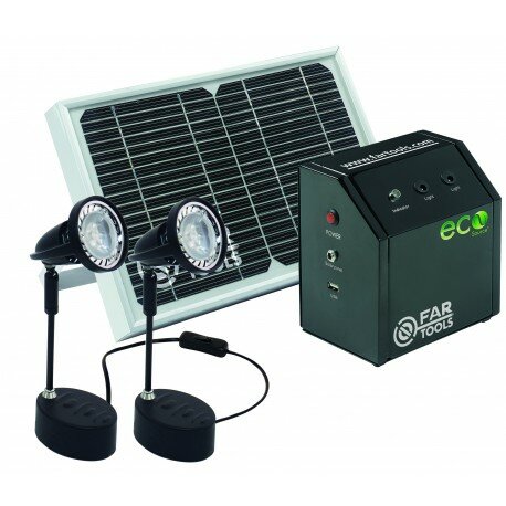 ESS 1 Station d'éclairage, de recharge USB solaire Tension 1