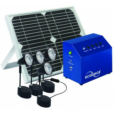 ESM 1 Station d'éclairage, de recharge USB solaire 