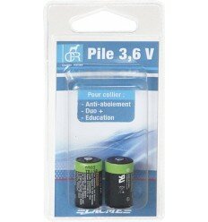 Blister de 2 piles 3,6 Volts Lacme