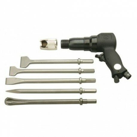 Marteau burineur et burins hexagonaux 11 mm pierre / béton