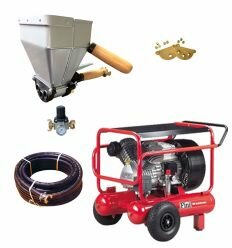 Pack sablon ensemble projecteur d'enduit électrique