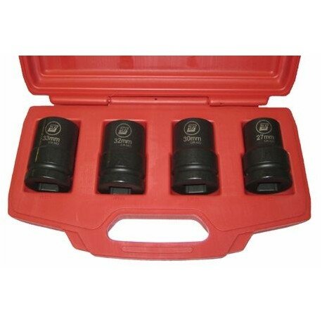 Coffret de 4 douilles chocs 1'' intensives