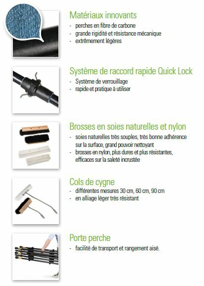 perche de nettoyage eau pure